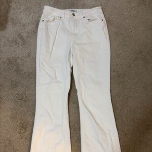 Just Black Denim off white jeans